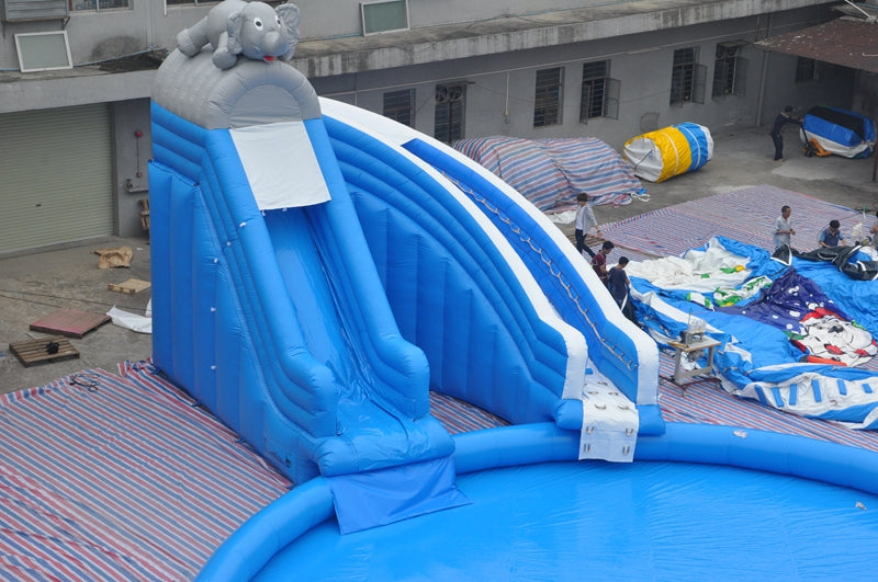 Amusement Animal Theme Elephant Inflatable Water Splash Water Park BARRYLWP06