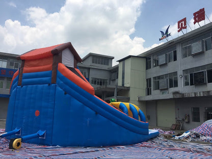 Pvc Tarpaulin Commercial House Park Water Blow Up Park BARRYLWP07