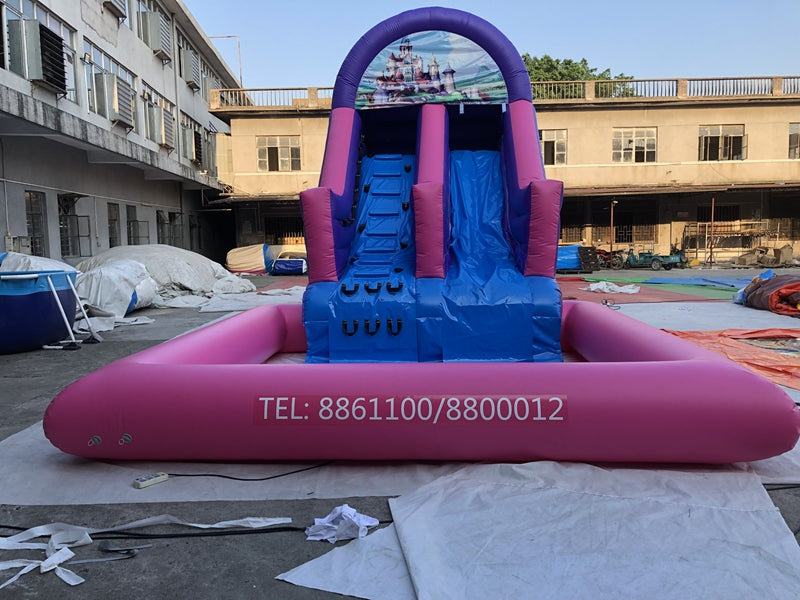 Dreamland Water Park Princess Inflatable Water Park With Pool BARRYLWP09