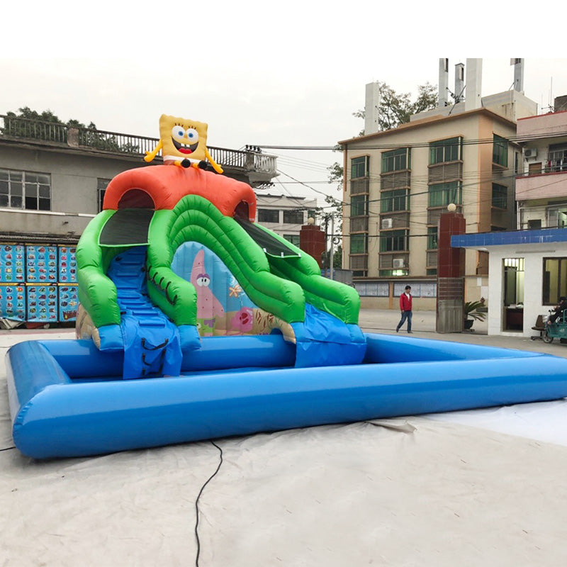 Spongebob Theme Park Aqua Inflatable Park BARRYLWP011