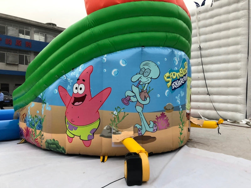 Spongebob Theme Park Aqua Inflatable Park BARRYLWP011