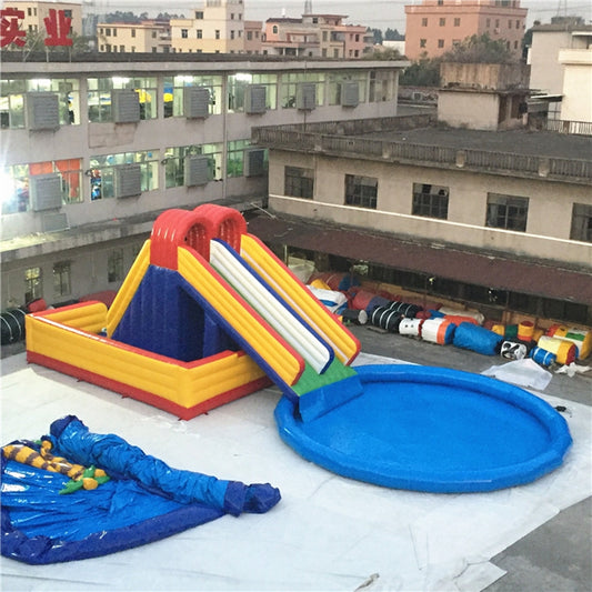 Commercial Mobie Huge Inflatable Water Park BARRYLWP013