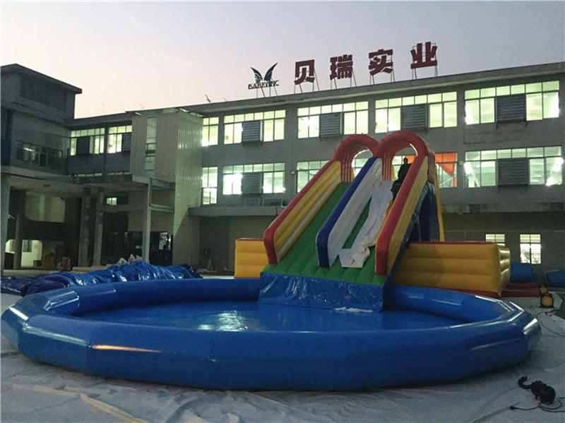 Commercial Mobie Huge Inflatable Water Park BARRYLWP013