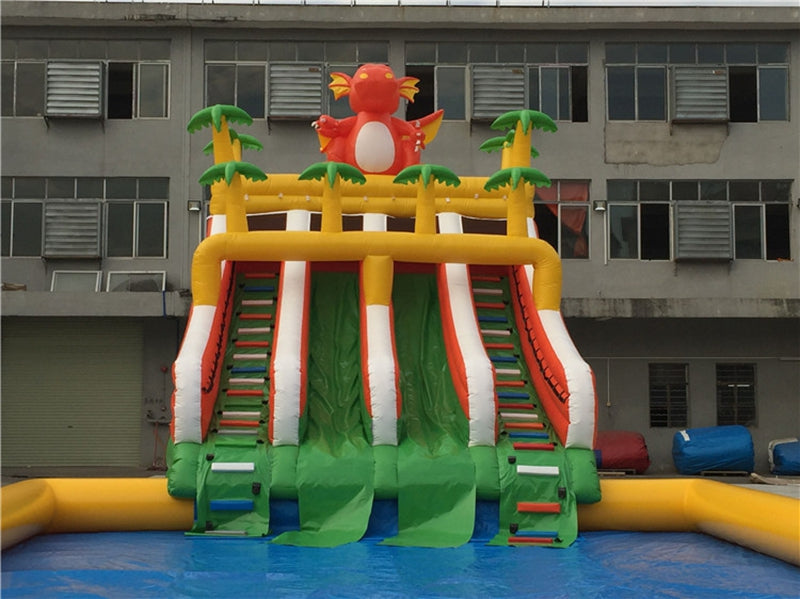 Jurassic Dinosaur Adventure Park Dinosaur Inflatable Water Park BARRYLWP016