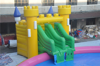 Water Activity Castle Water Slide Large Inflatable Water Park BARRYLWP022