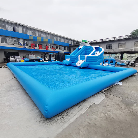 Water Inflatable World Turtle Big Backyard Inflatable Water Park BARRYLWP023