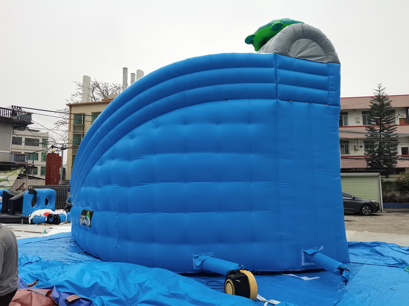 Water Inflatable World Turtle Big Backyard Inflatable Water Park BARRYLWP023