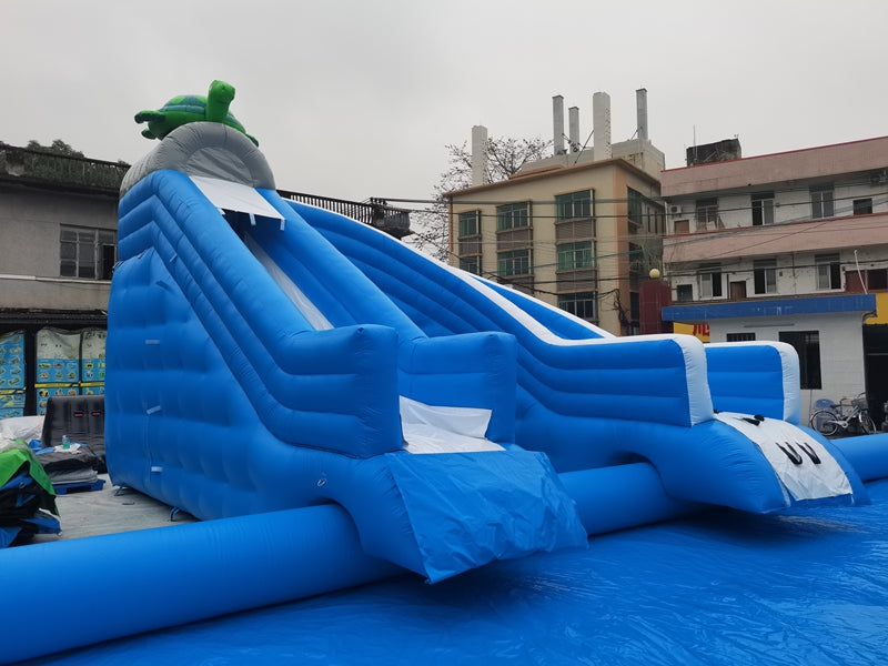 Water Inflatable World Turtle Big Backyard Inflatable Water Park BARRYLWP023