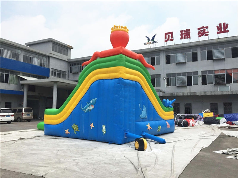 Outdoor Octopus Inflatable Water Park With Blower BARRYLWP025