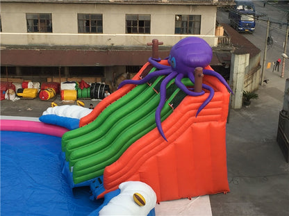 Water Inflatable World Turtle Big Backyard Inflatable Water Park BARRYLWP023