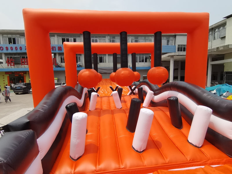 3 Parts Giant Obstacle Jumper Adult Blow Up Obstacle Course BARRYOC07