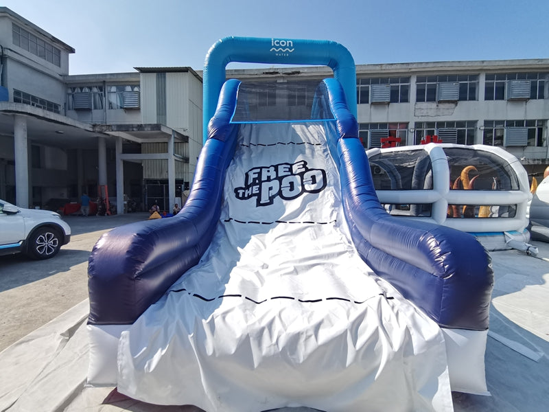 Ice And Fire Inflatable Obstacle Course Tunnels BARRYOC08