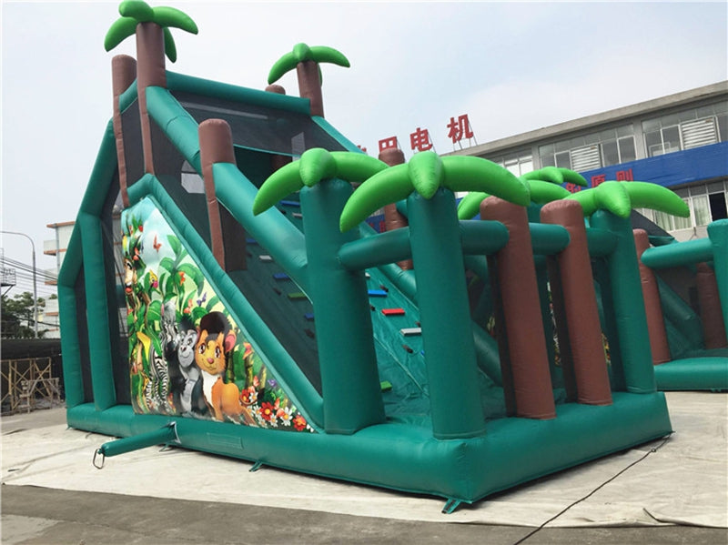 Adult Commercial Tropical Run Inflatable Assault Course BARRYOC09