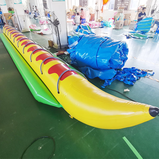 Air Welded 10 People Banana Boat Inflatable Water Games BARRYPF03