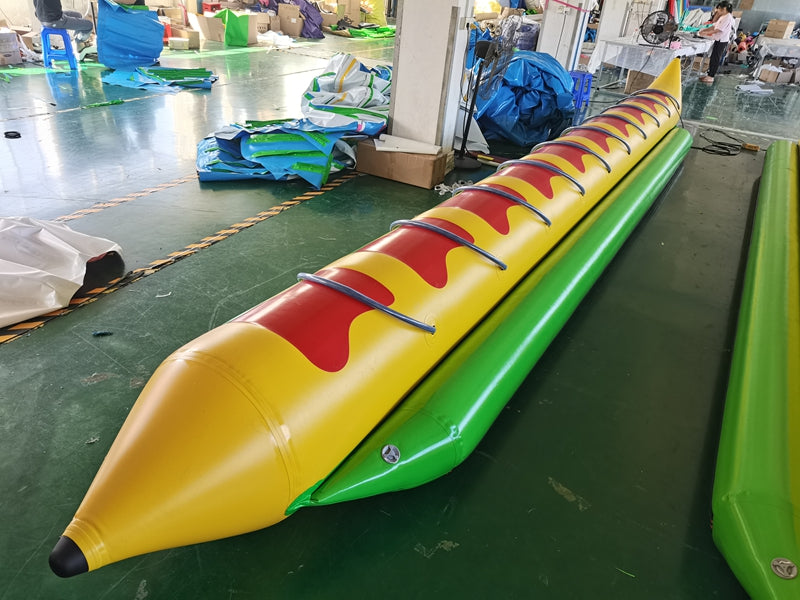 Air Welded 10 People Banana Boat Inflatable Water Games BARRYPF03