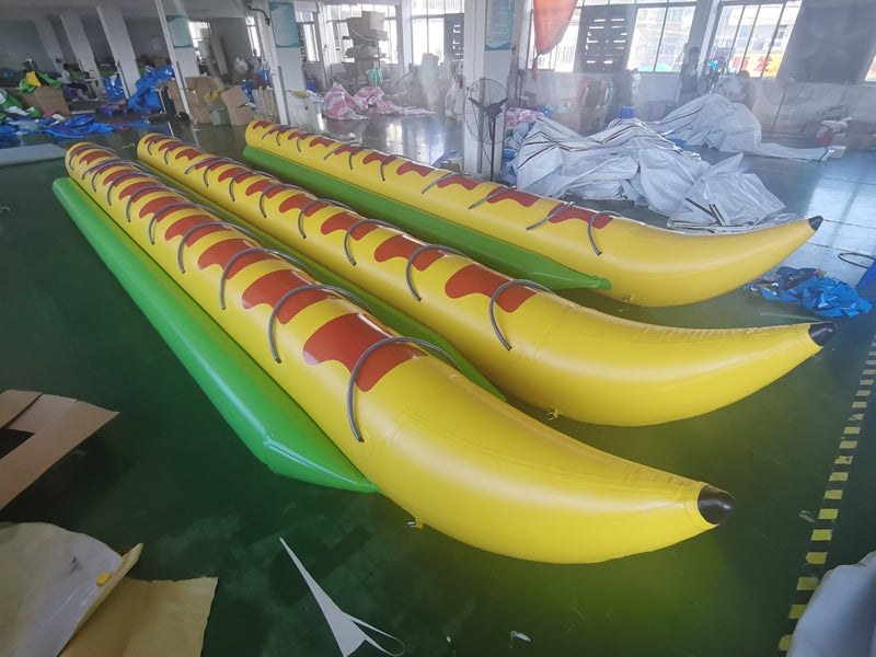 Air Welded 10 People Banana Boat Inflatable Water Games BARRYPF03