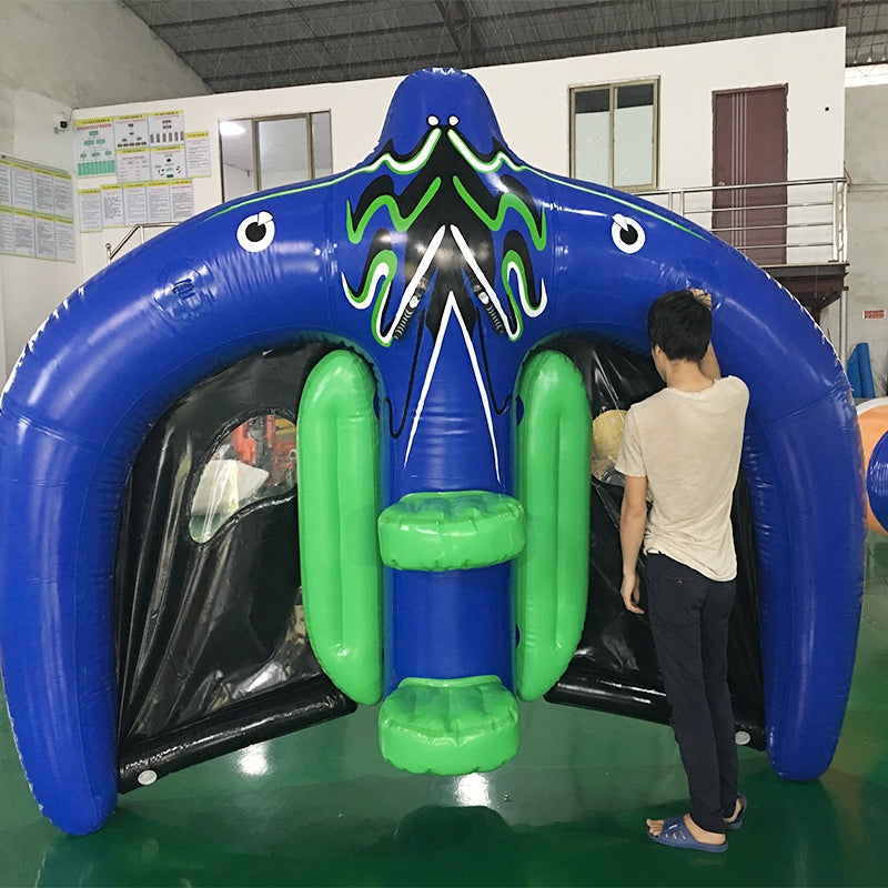  Water Boat Flying Manta Ray Tube Inflatable Flying Fish Tube Towable BARRYPF05