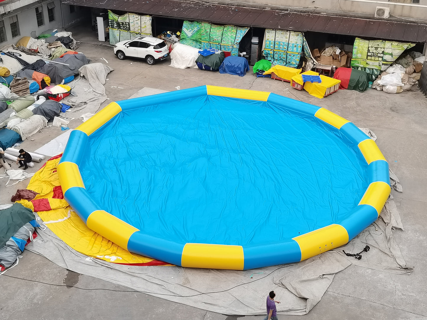 Water Play Equipments Pool Round Kids Large Inflatable Swimming Pool BARRYPOOL08