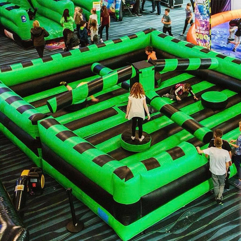 Challenge Rotating Machine Sport Game Wipe Out Inflatable Meltdown Game BARRYSG05