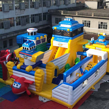 Giant Kids & Adults Giant Theme Park Inflatable Playground Indoor BARRYTP03