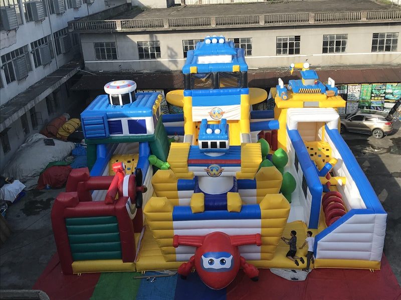 Giant Kids & Adults Giant Theme Park Inflatable Playground Indoor BARRYTP03