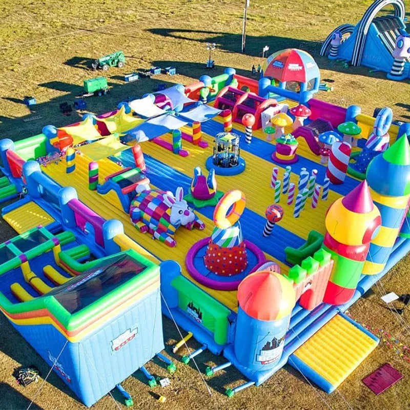 New Design Outdoor Inflatable Theme Park Indoor Inflatable Play Area BARRYTP04