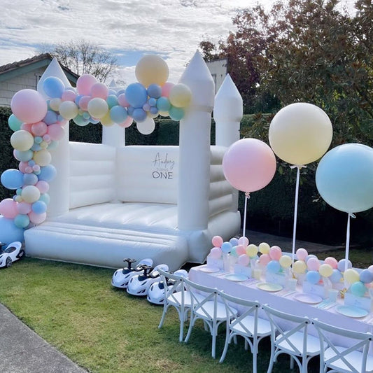 13Ft For Wedding Adult Wedding Bouncer White Jumping Castle BARRYWH012