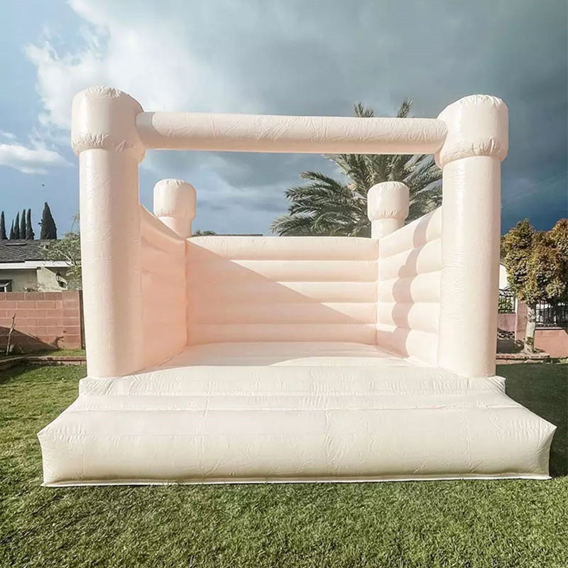 Commercial Grade Pvc Wedding Jumper White Castle Bounce House BARRYWH014