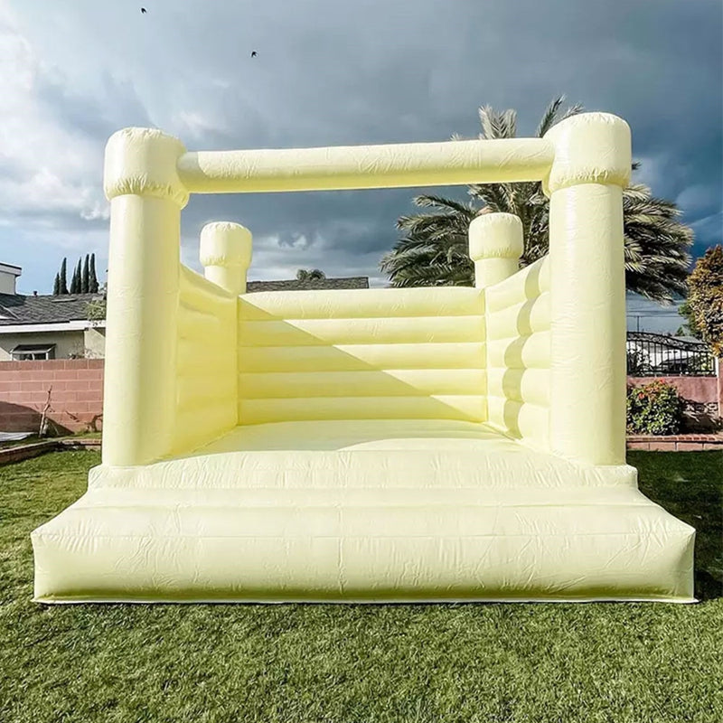 Commercial Grade Pvc Wedding Jumper White Castle Bounce House BARRYWH014