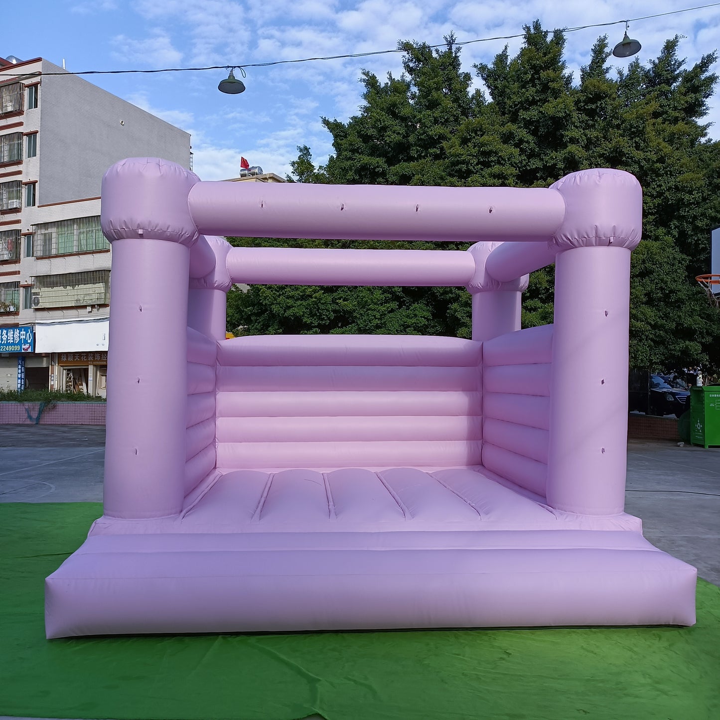 Toddler Commercial Use Kids Purple Inflatable Castles Bouncer House BARRYWH023