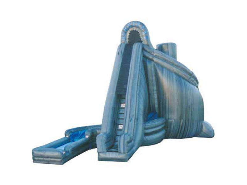 Hurricane Inflatable Water Slide With Pool And Landing BARRYWS019