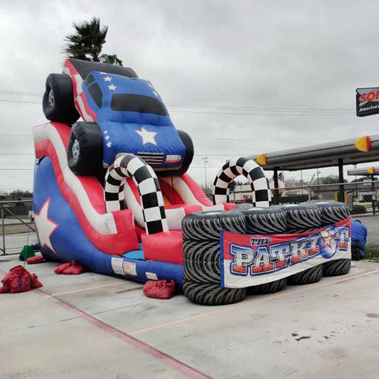 18Ft Monster Truck Water Slide BARRYWS021