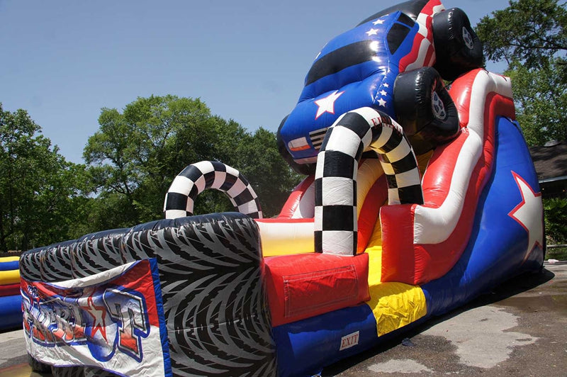 18Ft Monster Truck Water Slide BARRYWS021