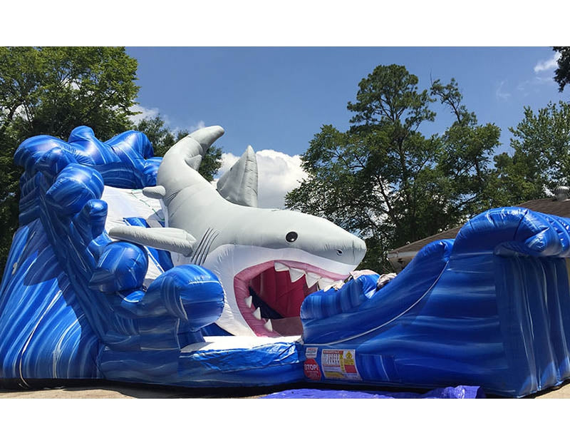 Wet And Dry Water Slide Inflatable Water Slide Shark BARRYWS02