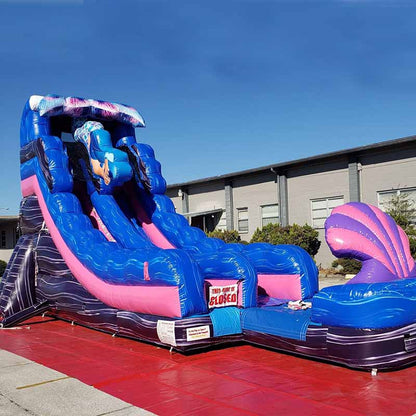 Princess Slide Mermaid Inflatable Water Slide BARRYWS022