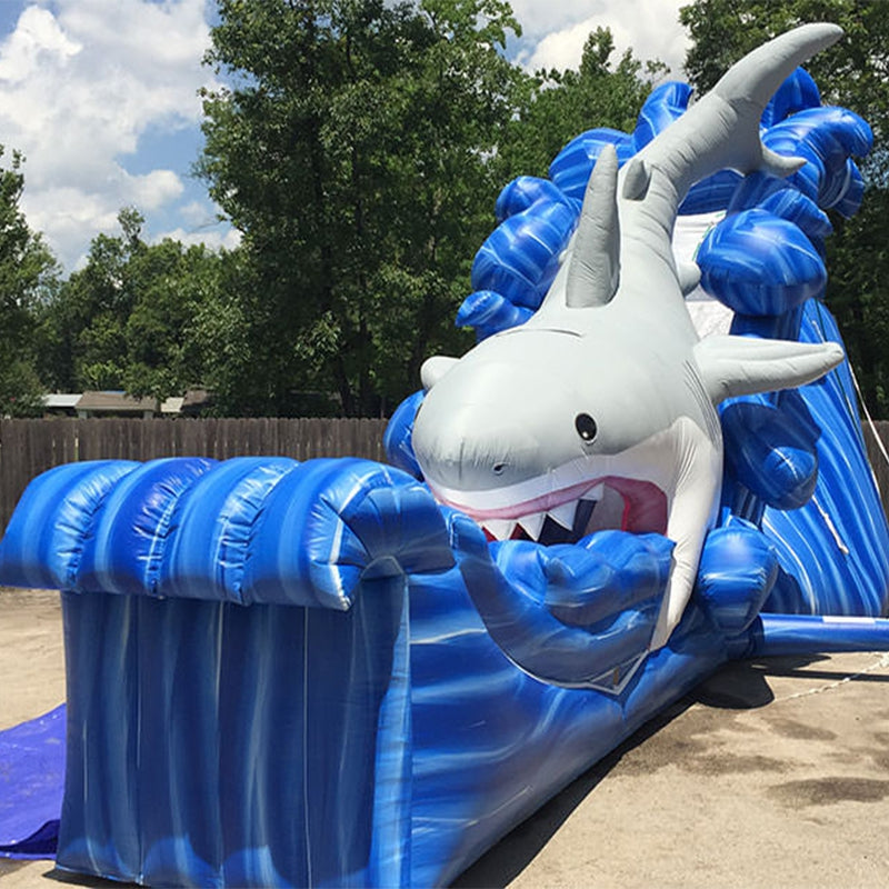 Wet And Dry Water Slide Inflatable Water Slide Shark BARRYWS02