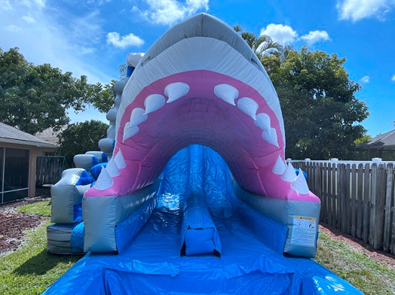 Outdoor Activities Water Inflatable Shark Slide BARRYWS05