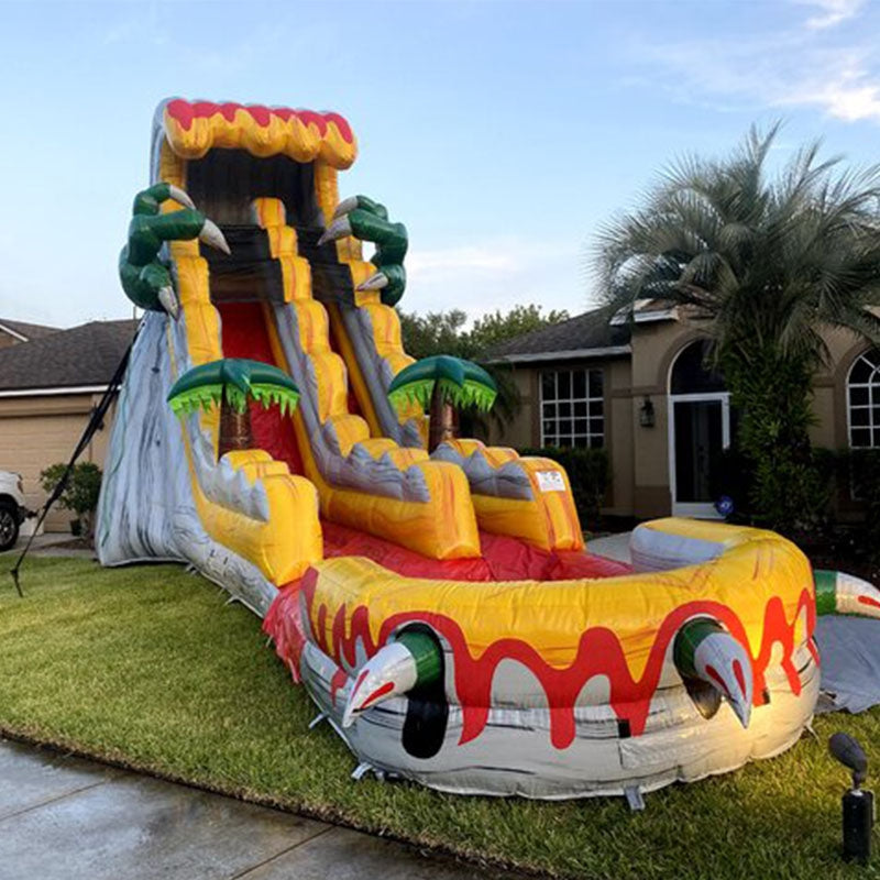 Dinosaur Water Slide Inflatable T Rex Waterslide BARRYWS09