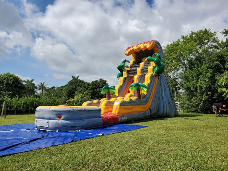 Dinosaur Water Slide Inflatable T Rex Waterslide BARRYWS09