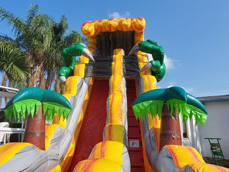 Dinosaur Water Slide Inflatable T Rex Waterslide BARRYWS09