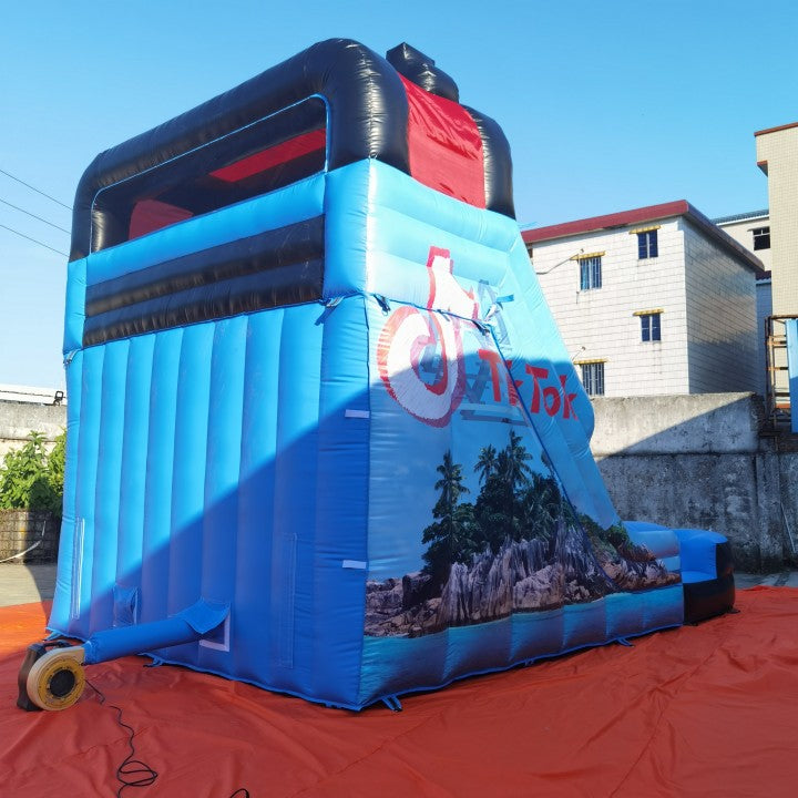  Commercial Tiktok Double Lanes Water Bounce House With Slide BARRYWS34